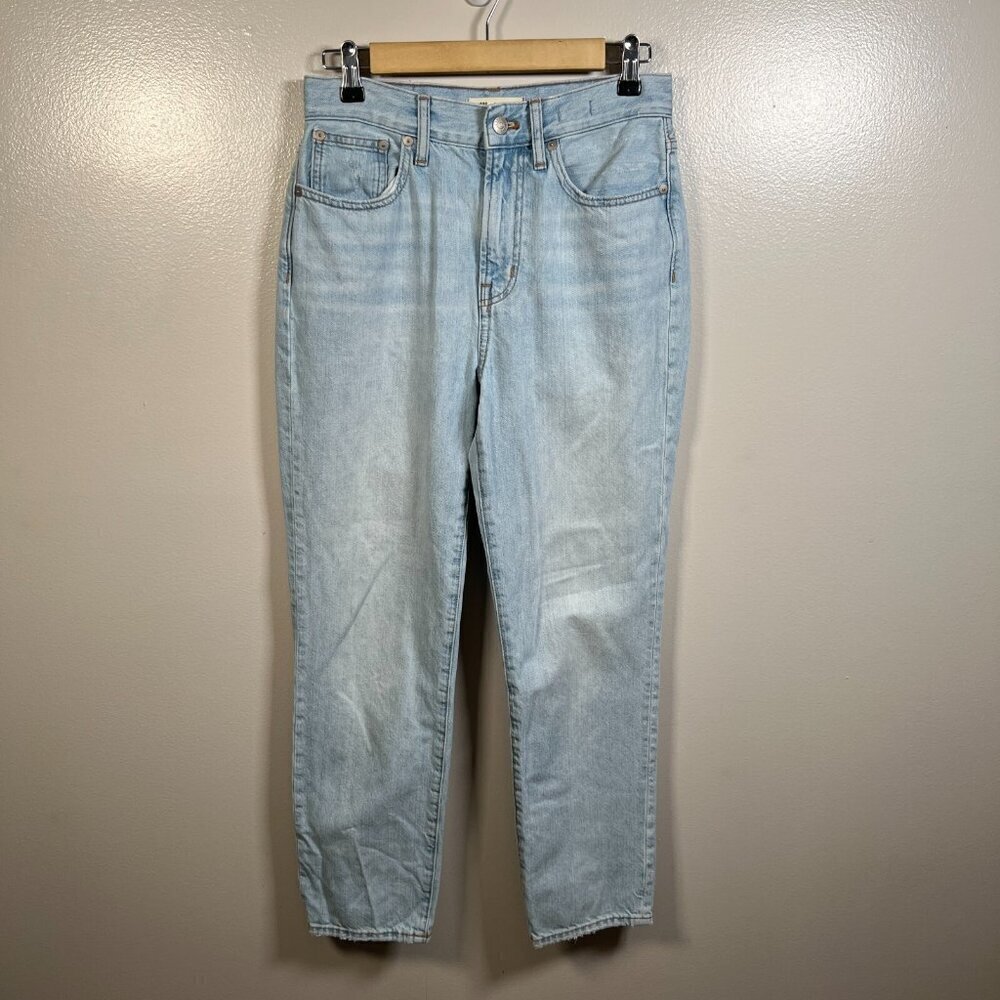 Madewell The Perfect Vintage Jean 26 Fitzgerald Light Wash High Rise Blue Denim